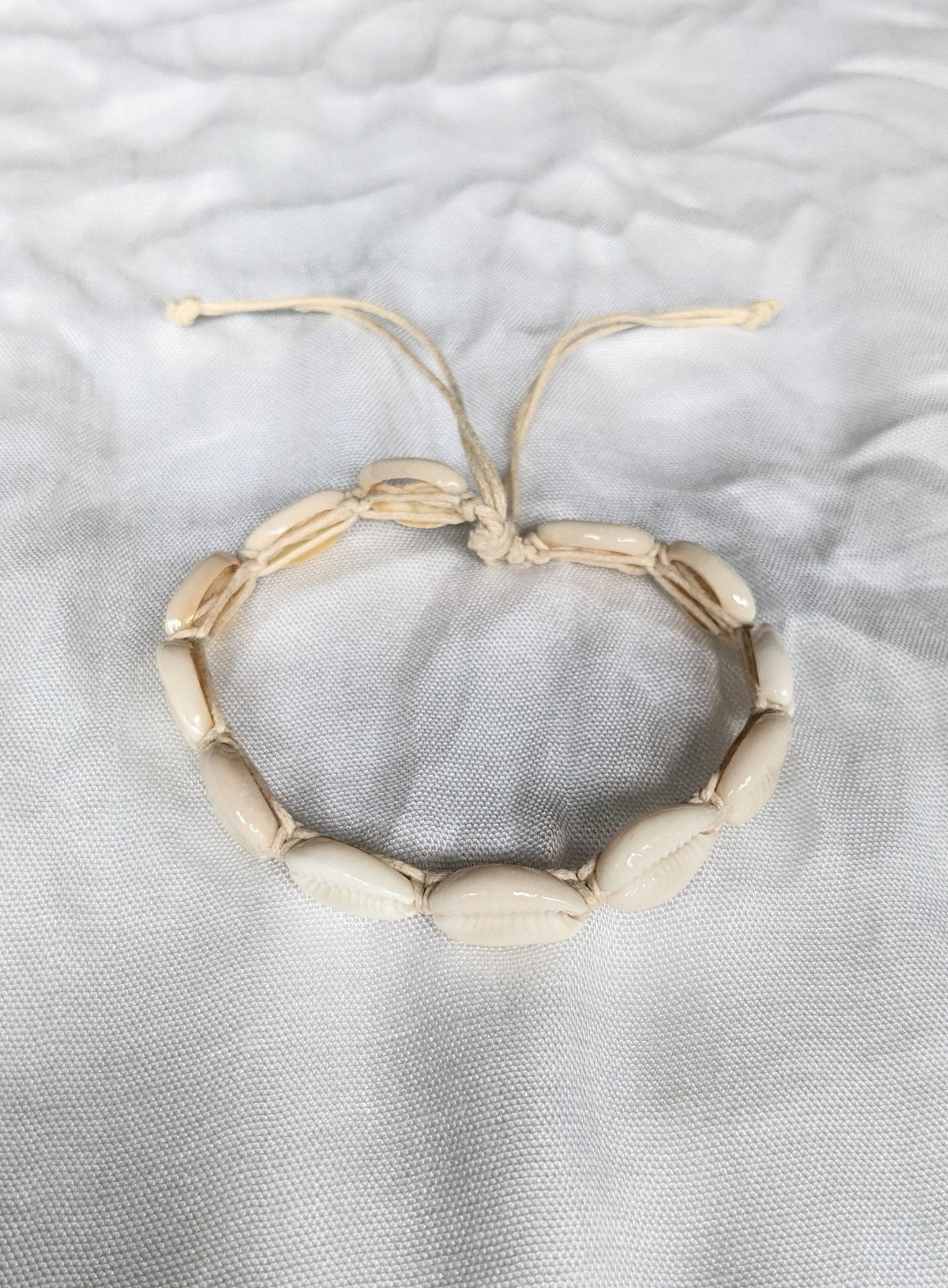 Cowrie Shell Anklet - Yindi & Salt - stride