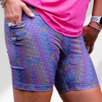 Creation Hot pants | 3 elements Print Activewear Shorts For Women - Empowered Clothing - stride