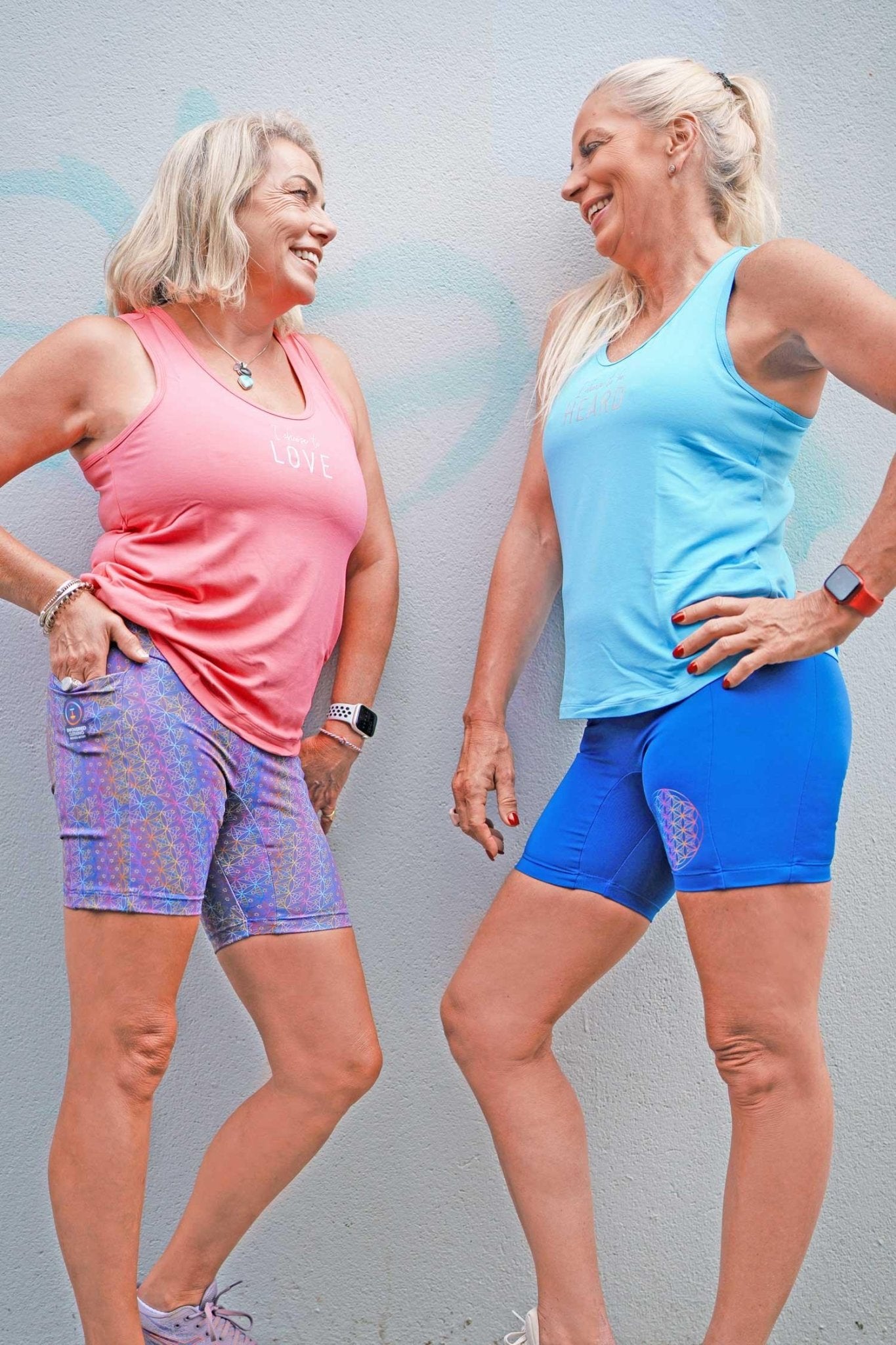 Creation Hot pants | Ocean Blue Activewear Shorts For Women - Empowered Clothing - stride