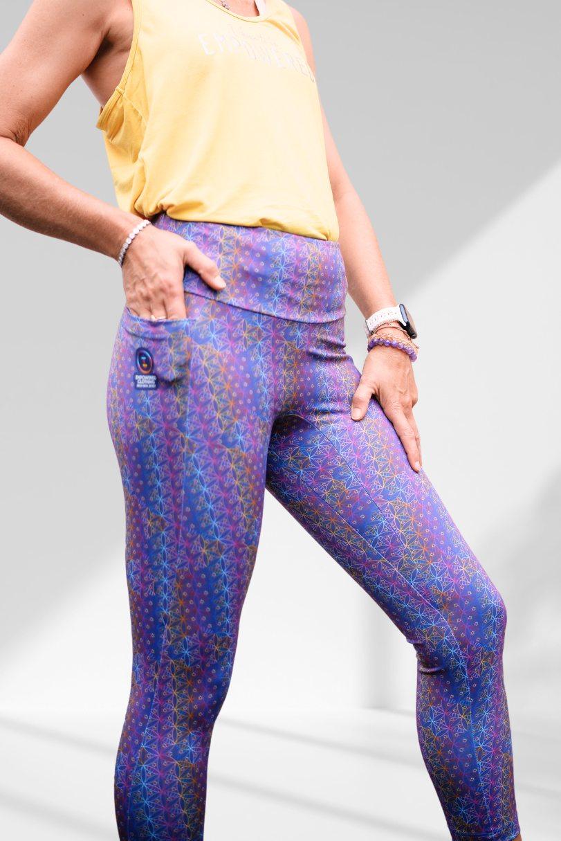 Creation Legging | 3 elements Print Activewear Legging For Women - Empowered Clothing - stride