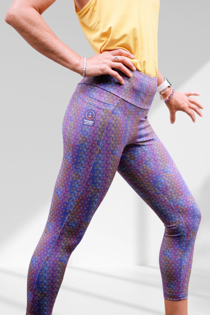 Creation Legging | 3 elements Print Activewear Legging For Women - Empowered Clothing - stride