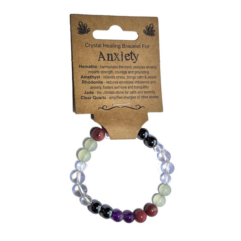 Crystal Healing Bracelet for Anxiety Relief & Calm - Empowered Clothing - stride