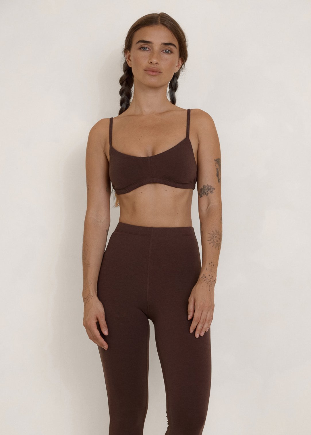 Day Bralette - Dark Brown - Pinky & Kamal - stride