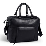 DOLPHIN MESSENGER LEATHER BAG(Black) - Bethikal - stride