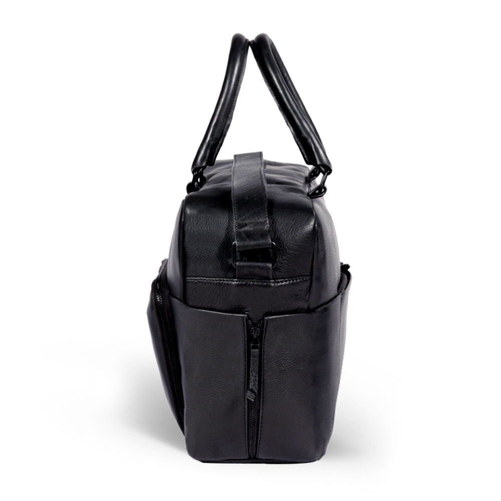 DOLPHIN MESSENGER LEATHER BAG(Black) - Bethikal - stride