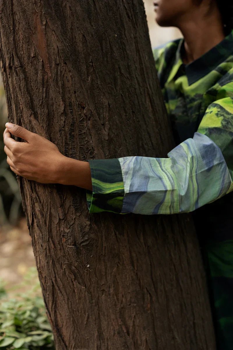 EARO GREEN SHIRT - Bethikal - stride