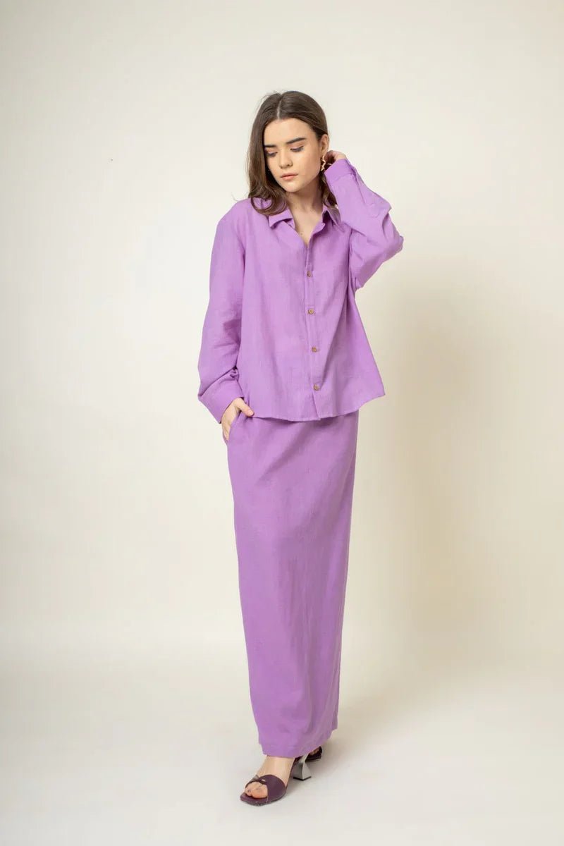 EARO PURPLE SHIRT - Bethikal - stride