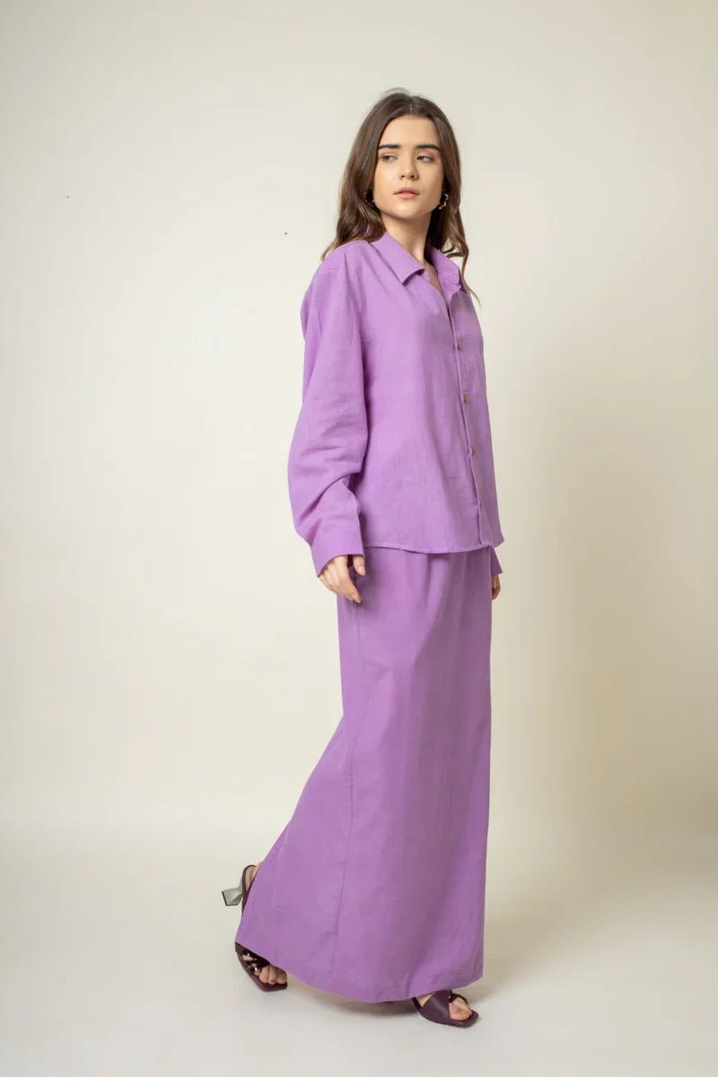 EARO PURPLE SHIRT - Bethikal - stride