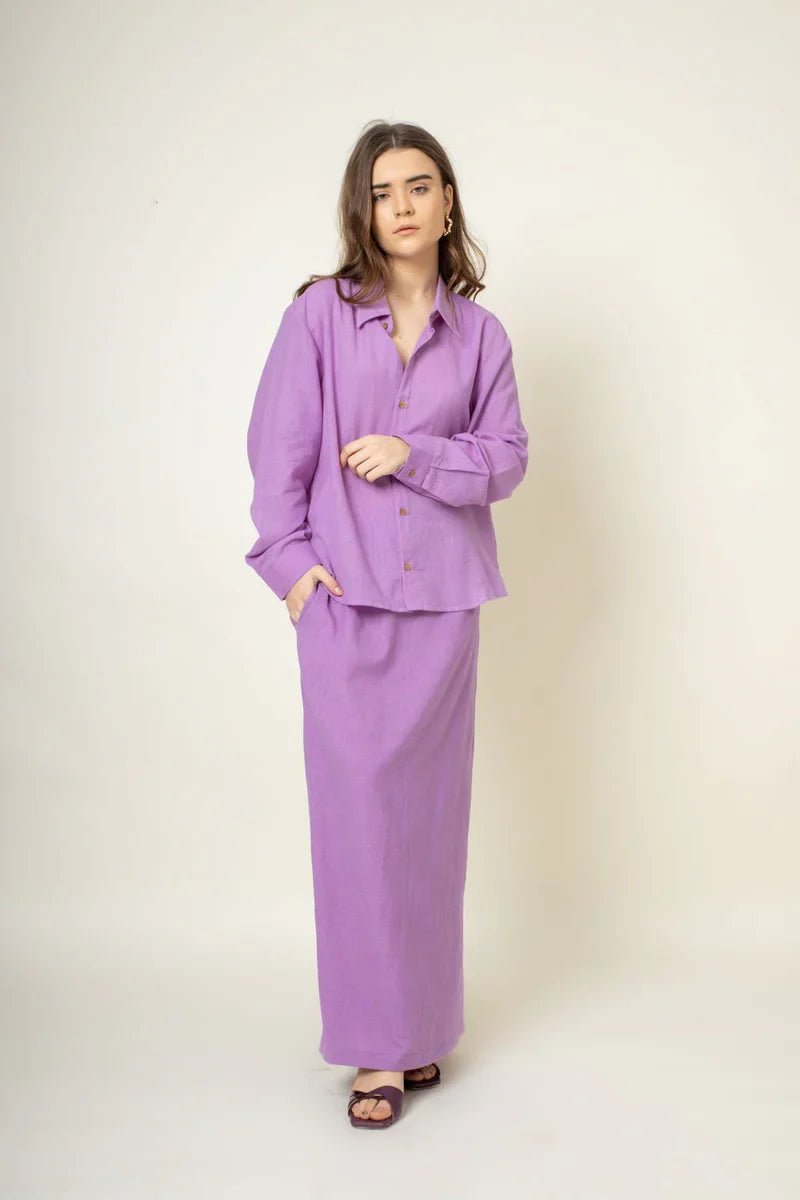 EARO PURPLE SHIRT - Bethikal - stride