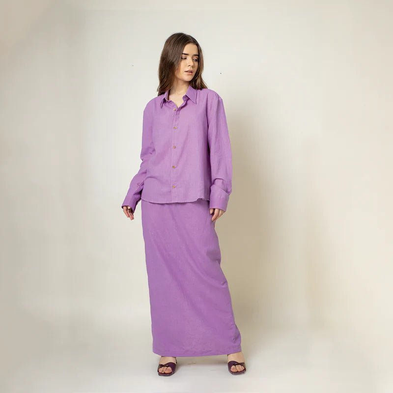 EARO PURPLE SHIRT - Bethikal - stride