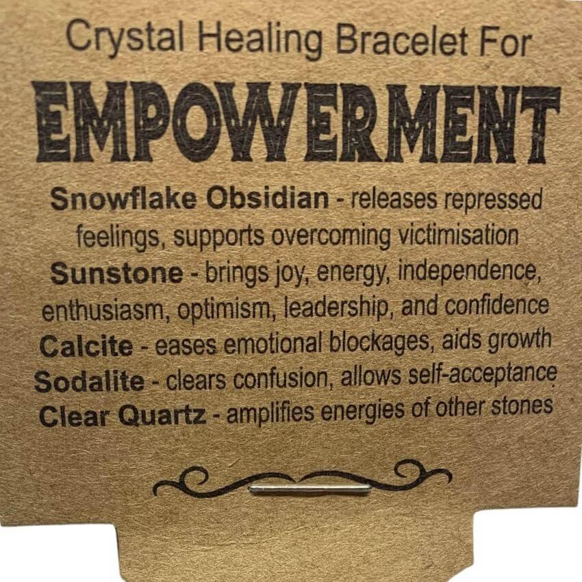 Empowerment | Crystal Healing Bracelet for Balance - Empowered Clothing - stride