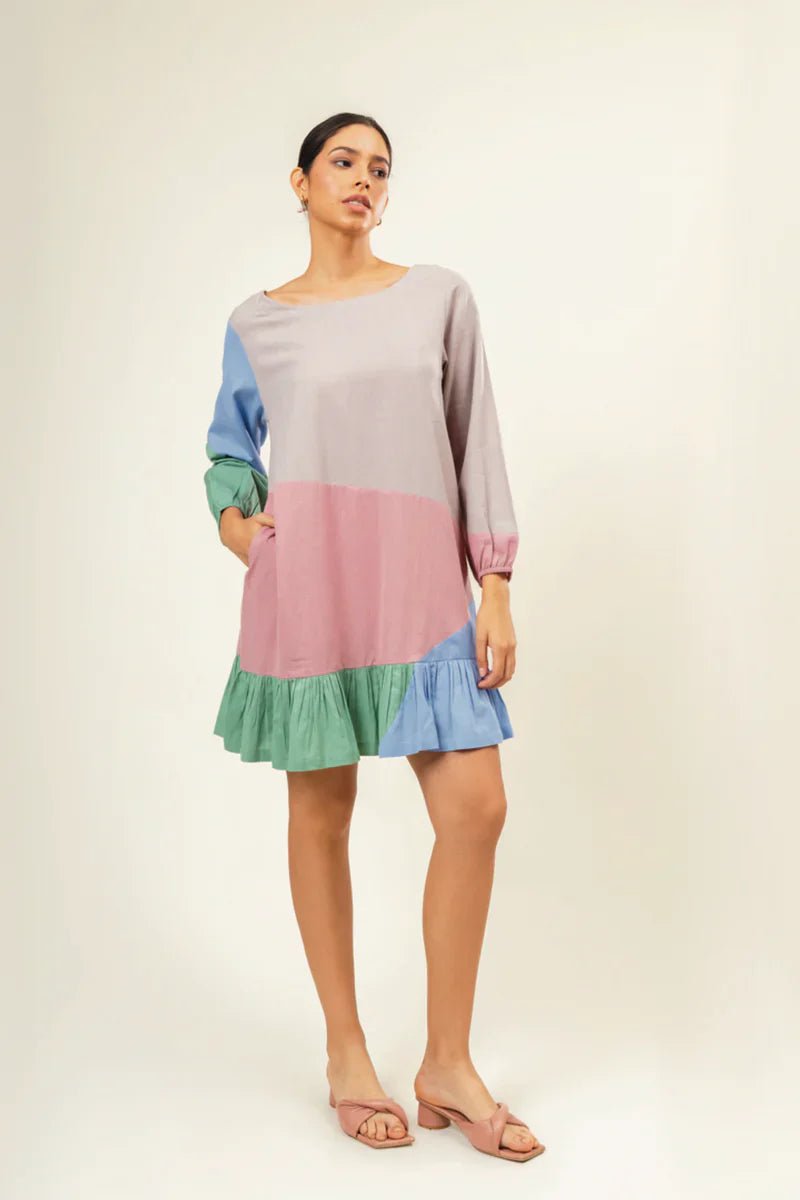 EVA PANELLED DRESS - Bethikal - stride