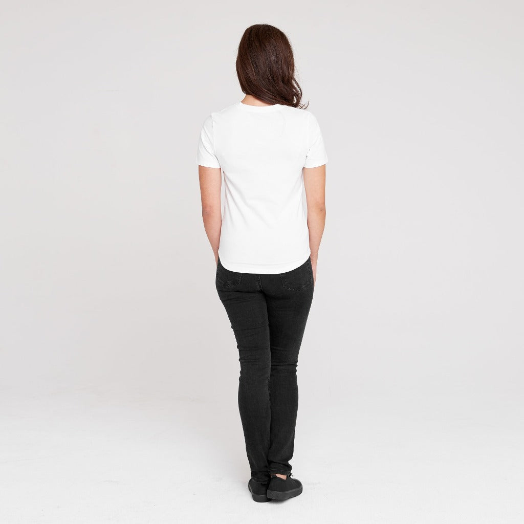 Fitted T-shirt | White