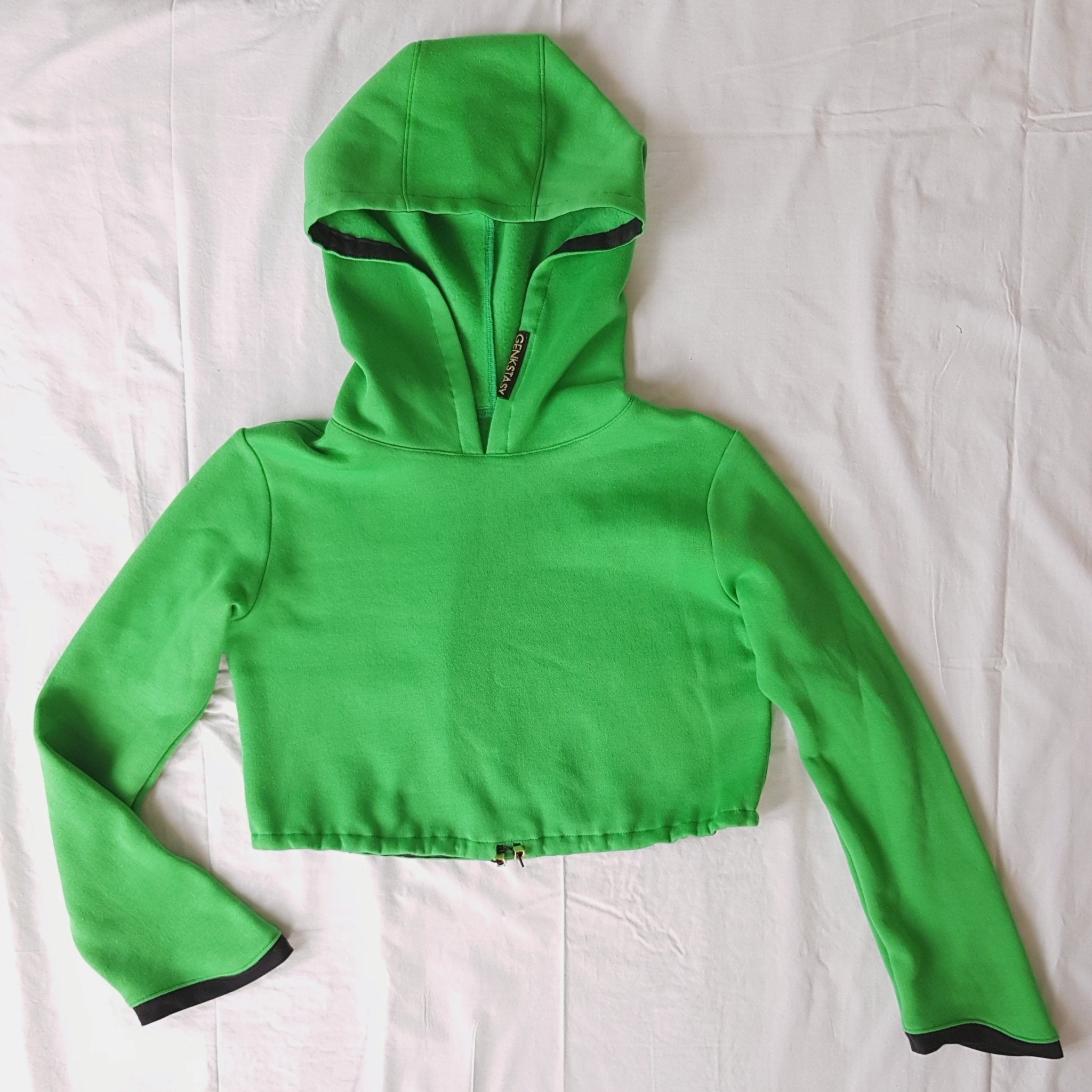 FIERCE PRIDE CROPPED HOODIE GREEN - Genkstasy - stride