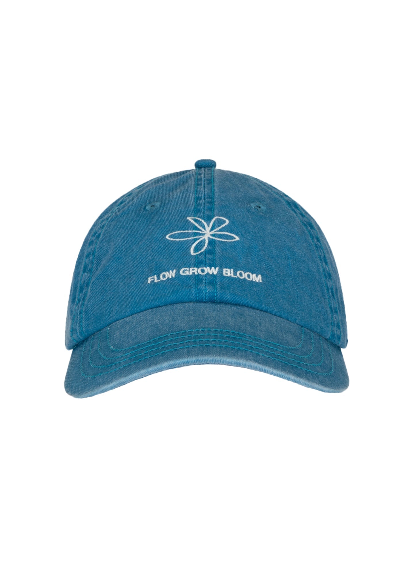 Flow Grow Bloom Dad Cap - Azure Blue - Pinky & Kamal - stride