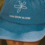 Flow Grow Bloom Dad Cap - Azure Blue - Pinky & Kamal - stride