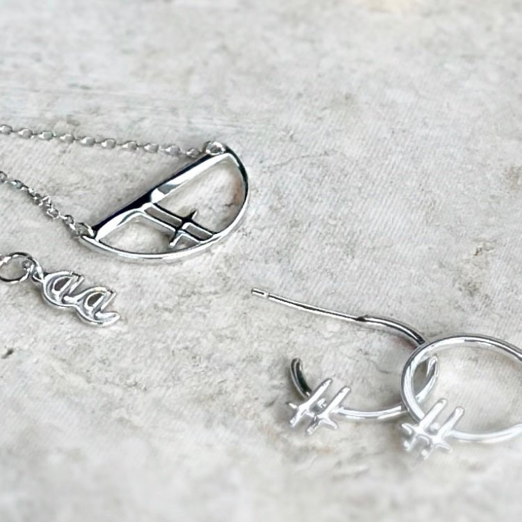 Free Throw Silver Necklace - EVER Jewellery - stride