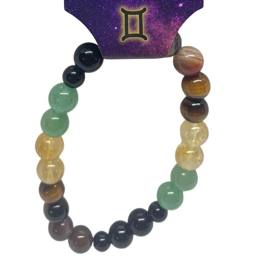 Gemini | Crystal Healing Bracelet for Zoadic Energy - Empowered Clothing - stride