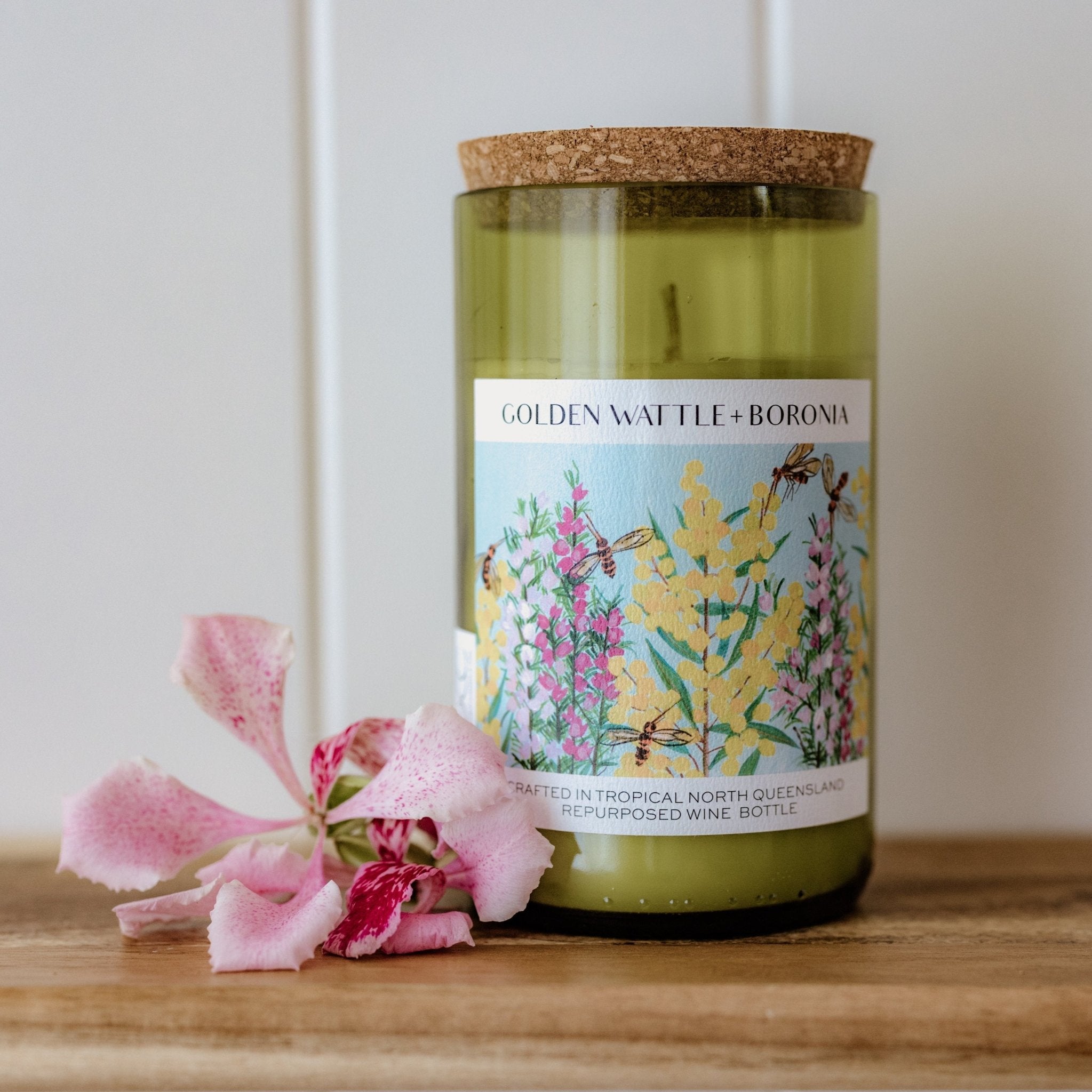 Golden Wattle + Boronia - Unwind Candle Co - stride