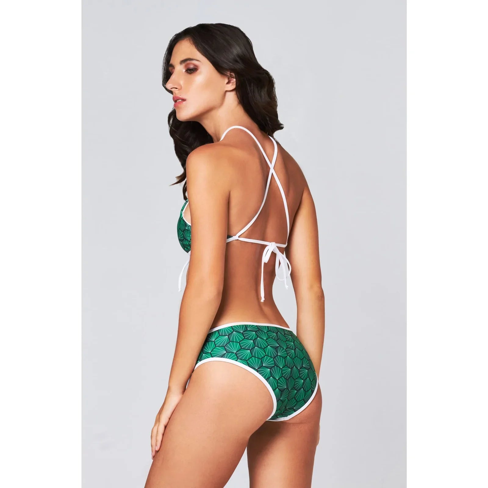 Hanna Bikini with Sports Lace up Top - Why Mary - stride