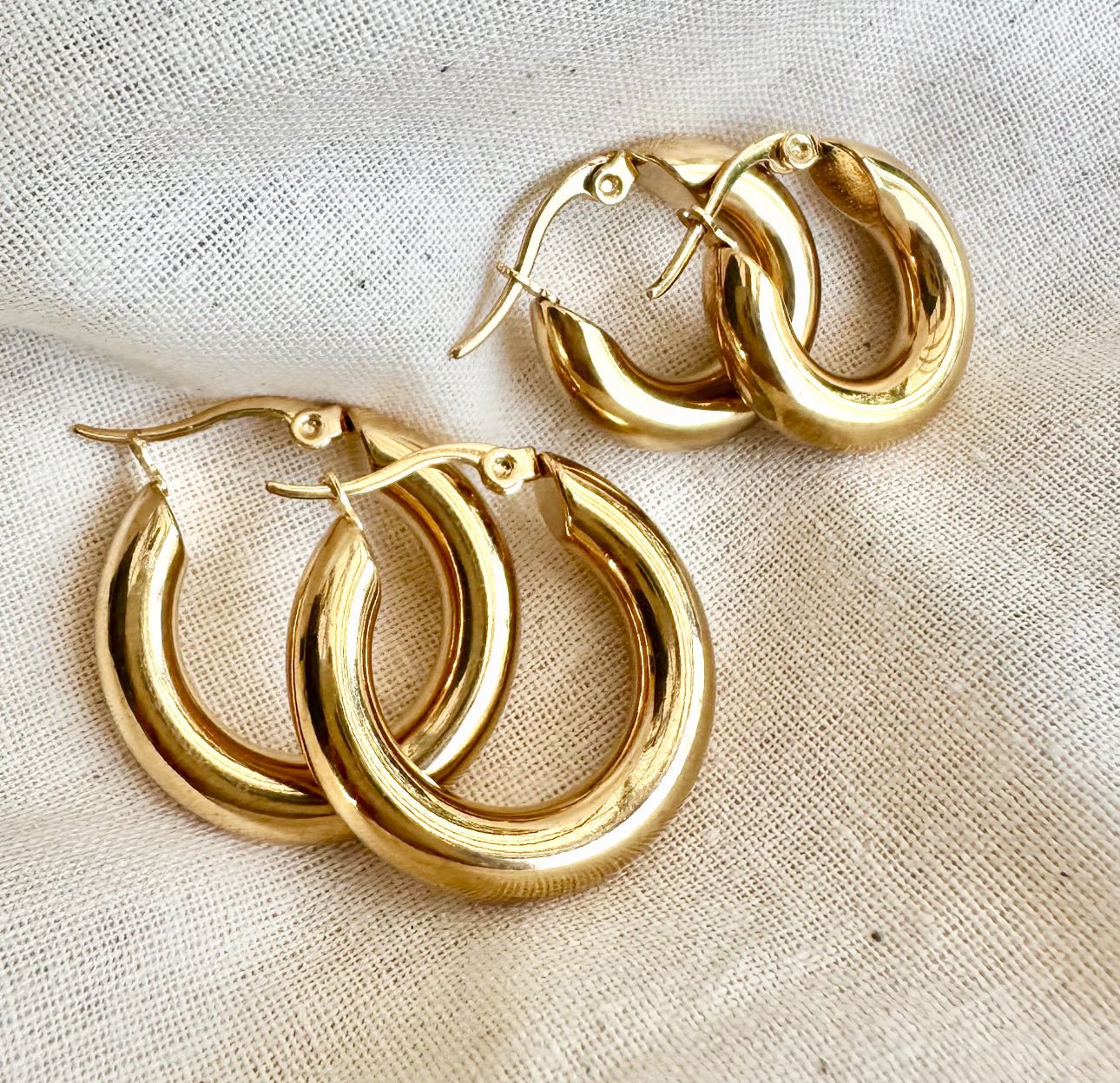 Hustle Hoop Earrings - EVER Jewellery - stride