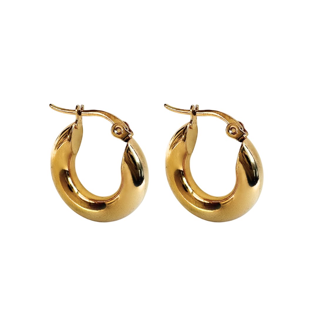 Hustle Hoop Earrings - Small - EVER Jewellery - stride