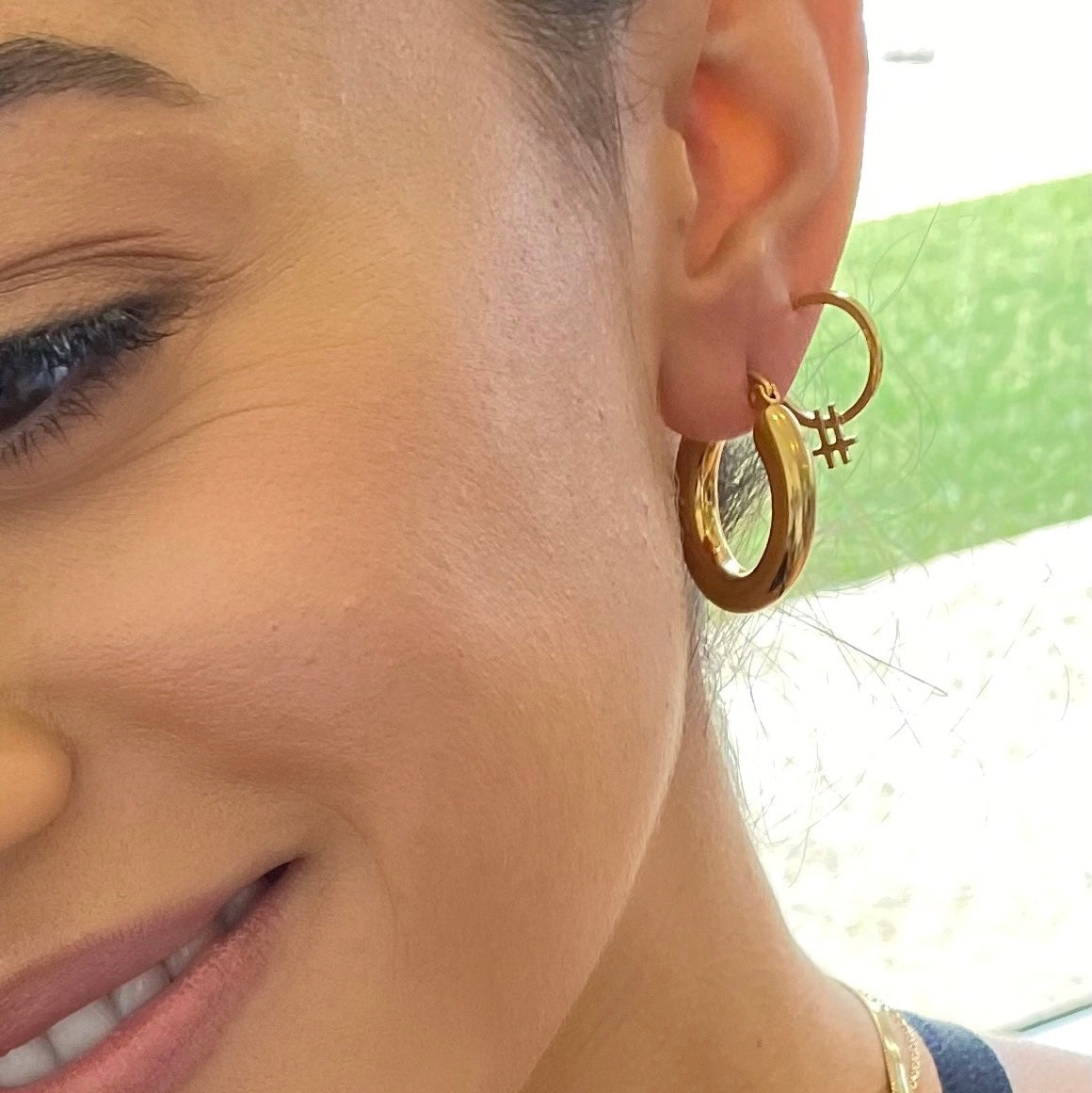 Hustle Hoop Earrings