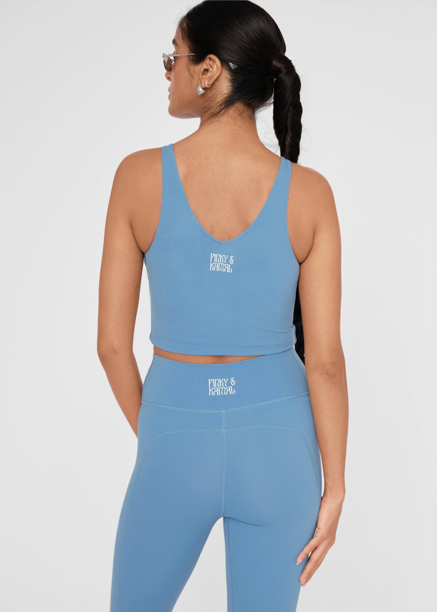 Inspire Movement Singlet - Lapis Blue - Pinky & Kamal - stride