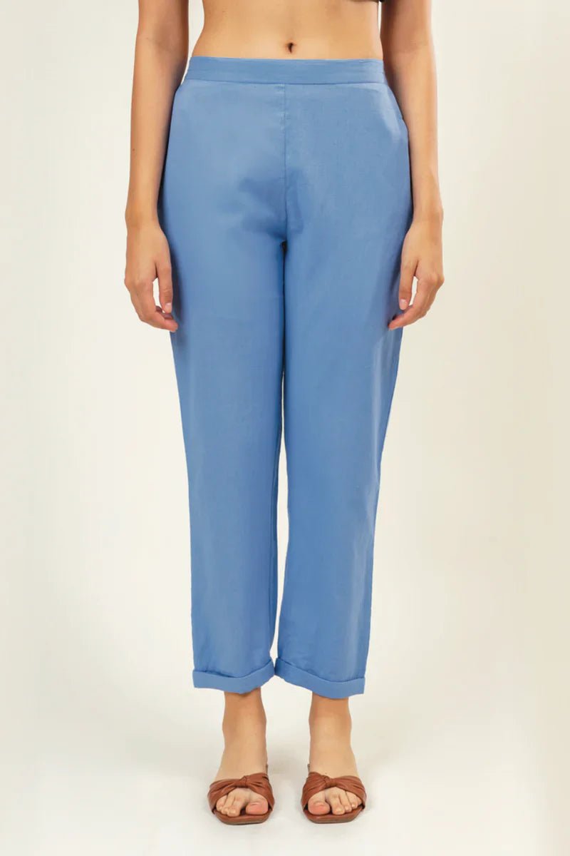 JADE BLUE PANTS - Bethikal - stride