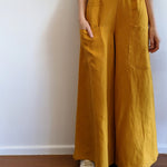 JEN PANT LINEN (Heavy Weight) 260gsm - Genkstasy - stride