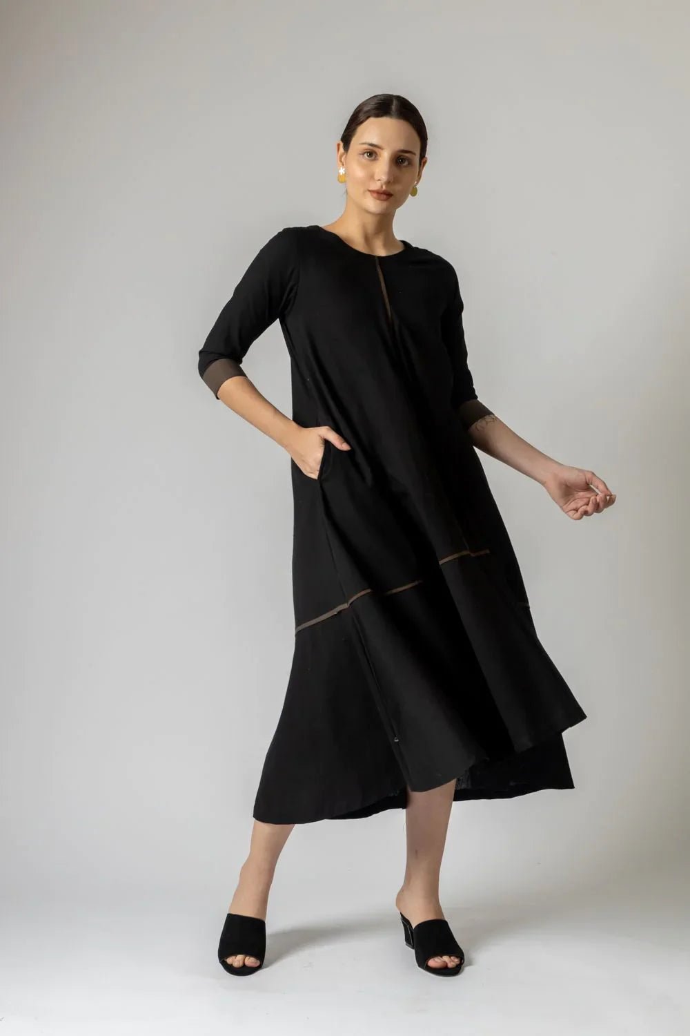 JILL BLACK DRESS - Bethikal - stride