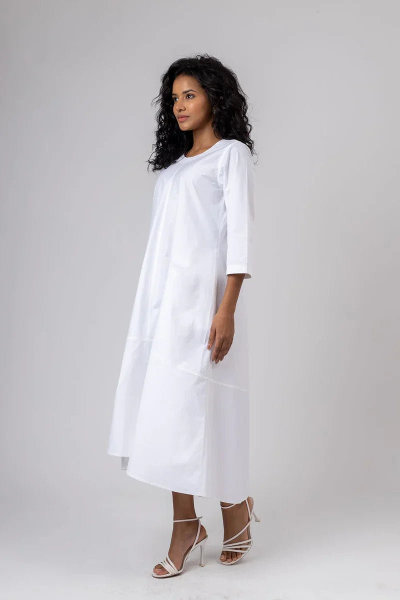 JILL WHITE DRESS - Bethikal - stride