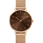 L'ESSENTIAL - ESPRESSO/ROSE GOLD WATCH - MESH - Mon Choux - stride