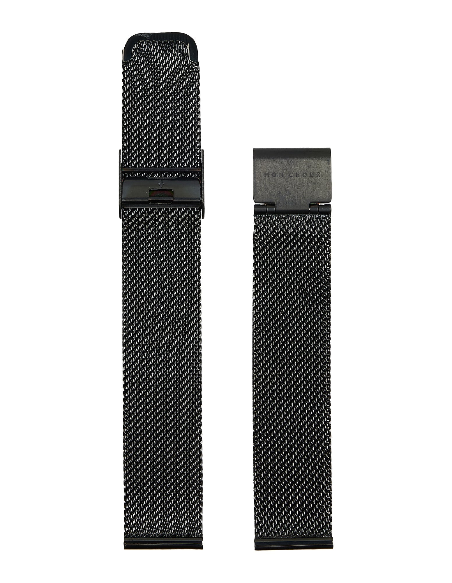 L'ESSENTIAL - MATTE BLACK WATCH - MESH - Mon Choux - stride