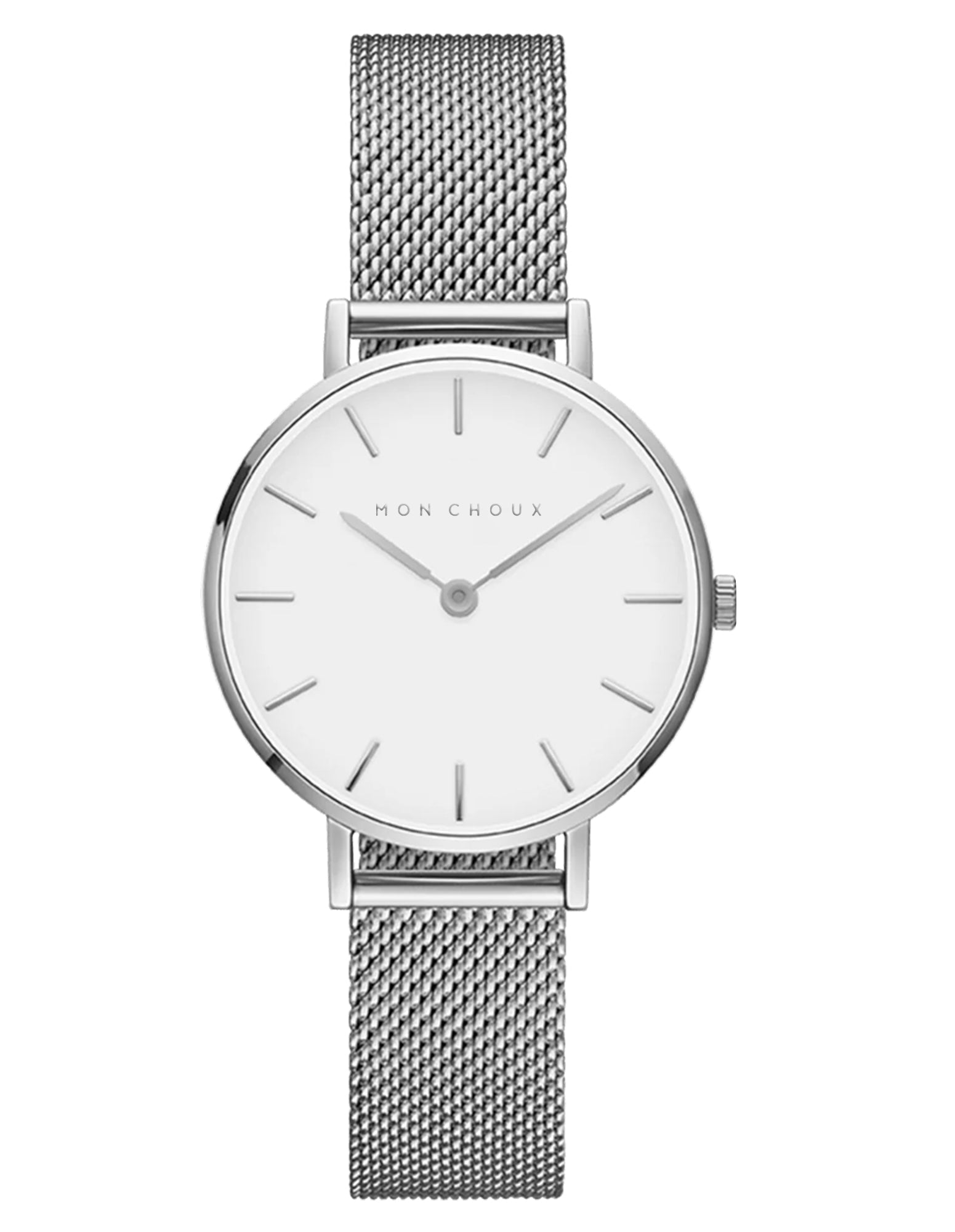 L'ESSENTIAL - WHITE/SILVER WATCH - MESH - Mon Choux - stride