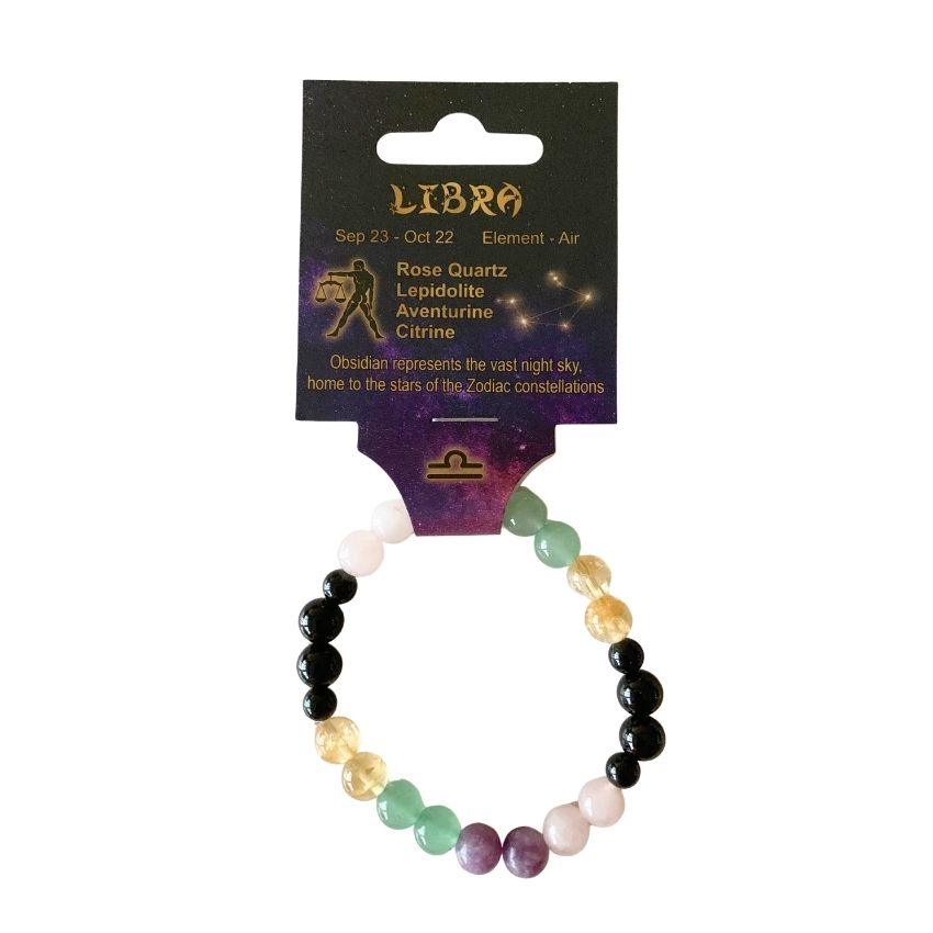 Libra | Crystal Healing Bracelet For Zoadic Energy - Empowered Clothing - stride