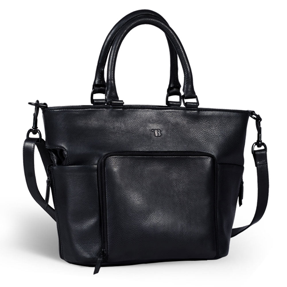 Lioness Tote Leather Bag - Black - Bethikal - stride