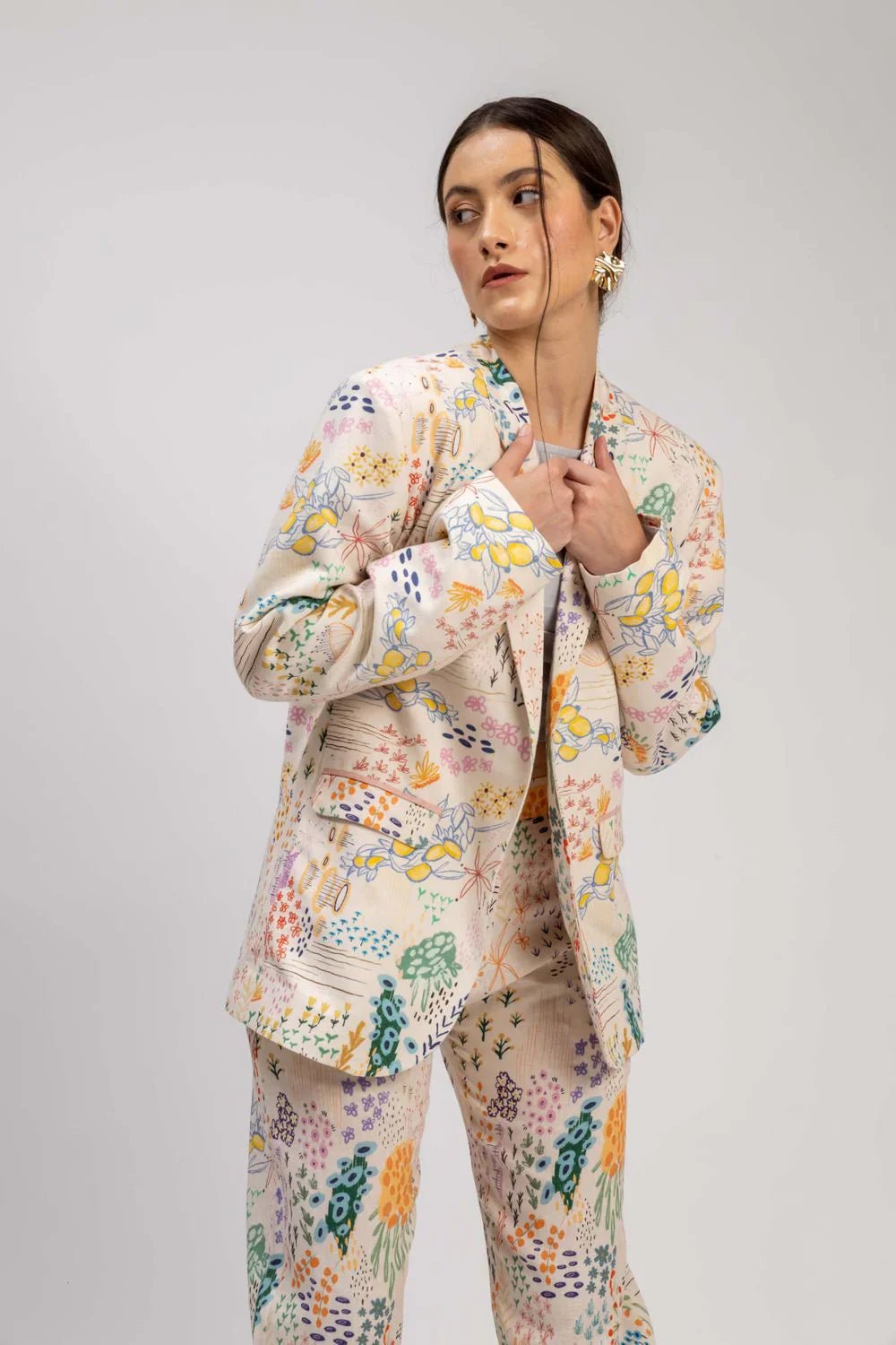 LIZA PRINTED BLAZER - Bethikal - stride