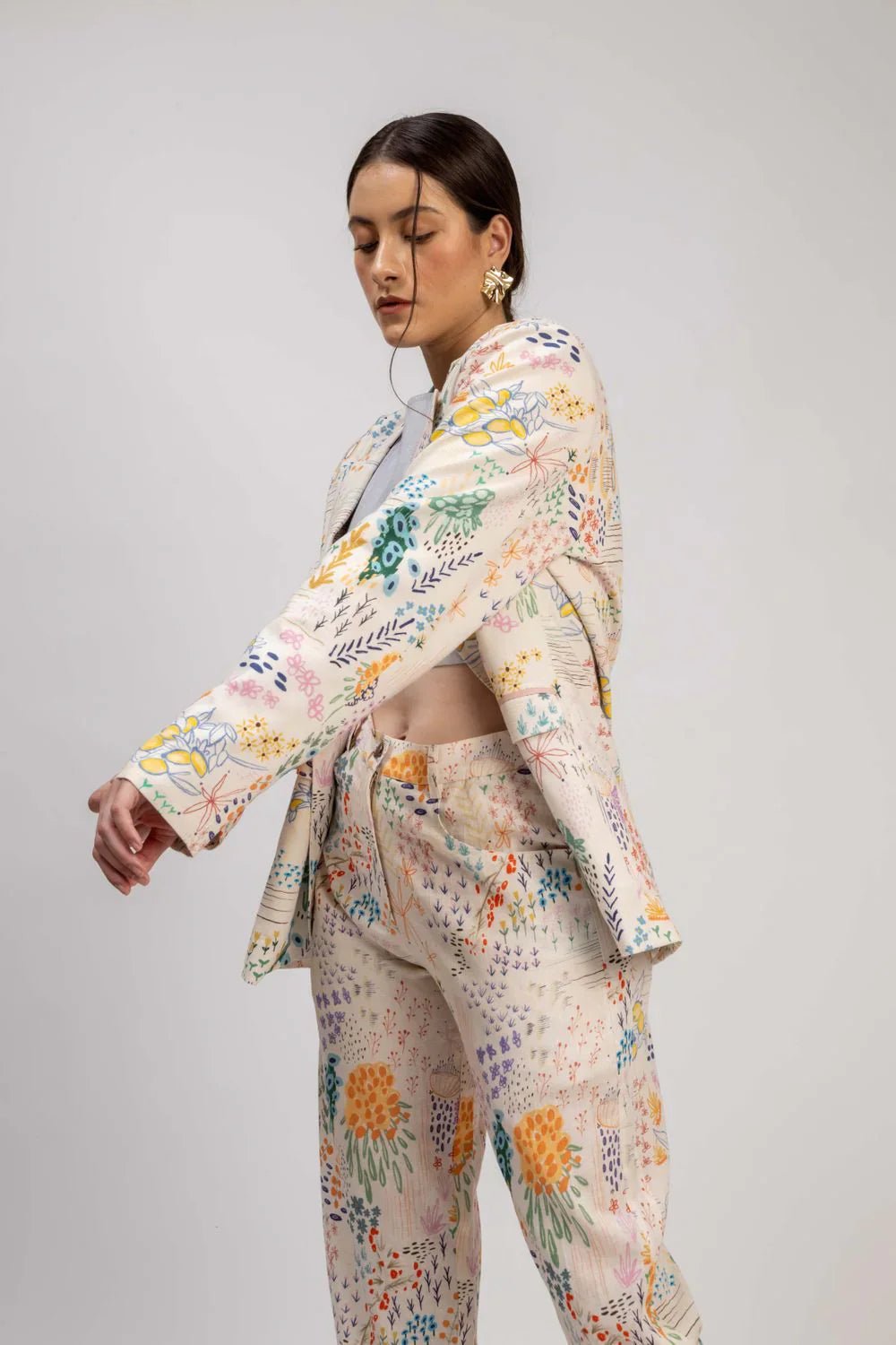 LIZA PRINTED BLAZER - Bethikal - stride