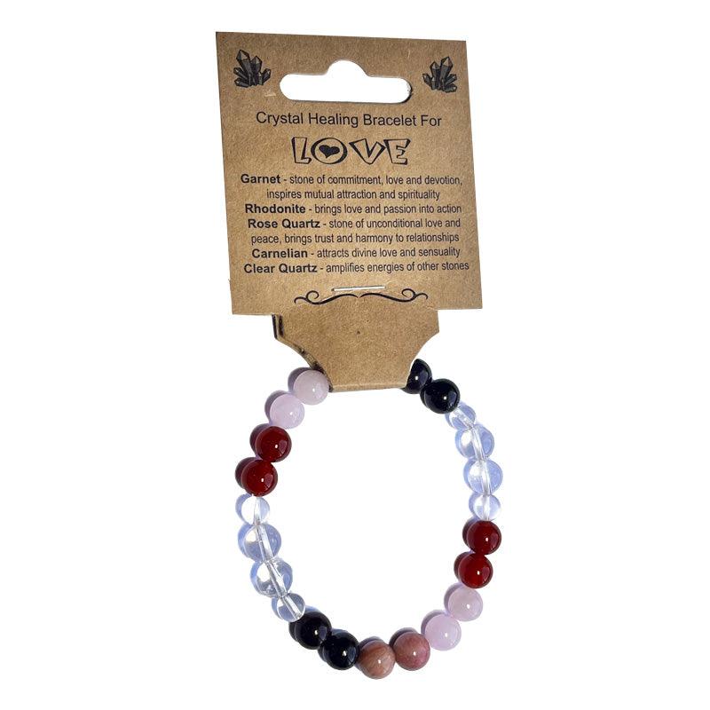 Love | Crystal Healing Bracelet - Empowered Clothing - stride