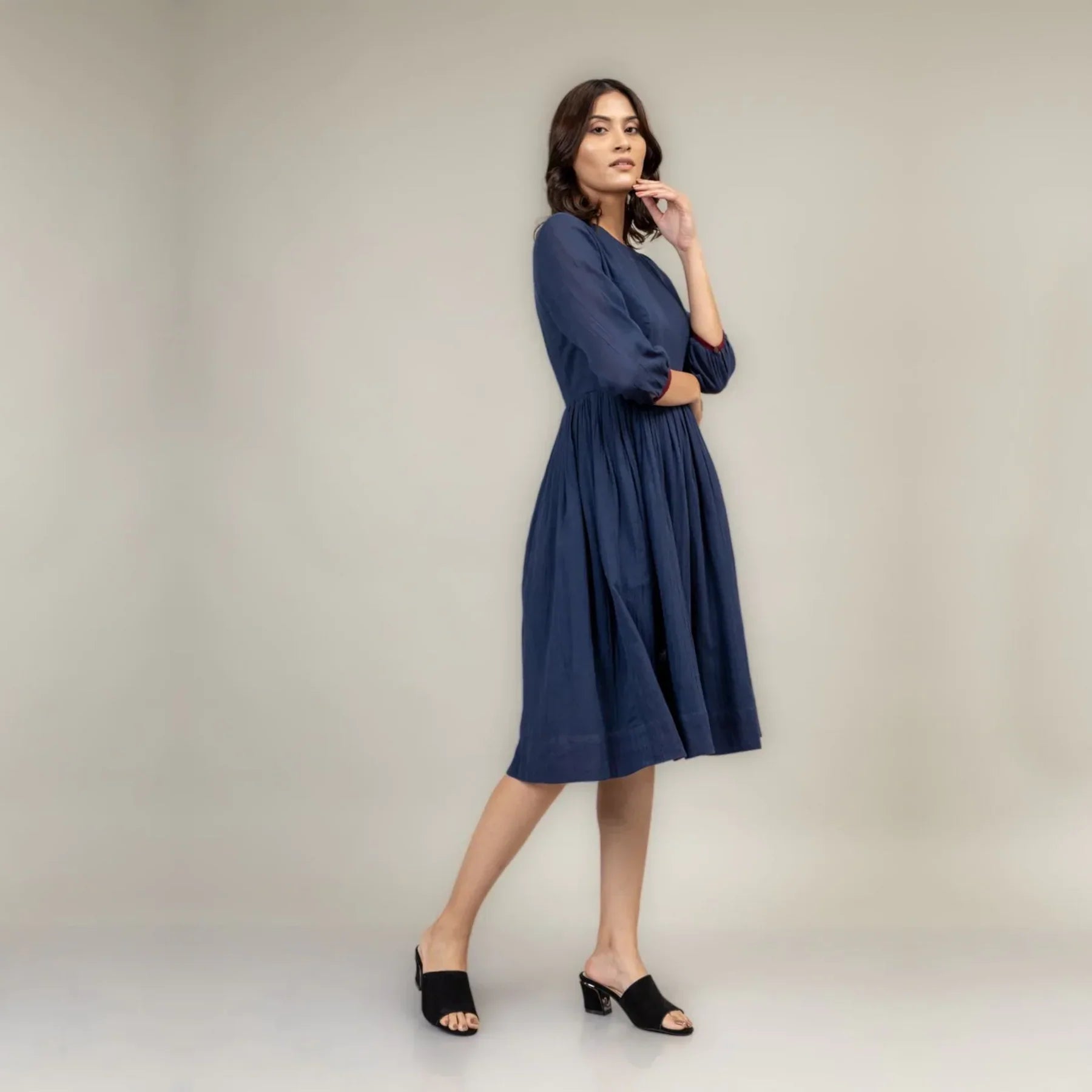 LUNA BLUE DRESS - Bethikal - stride