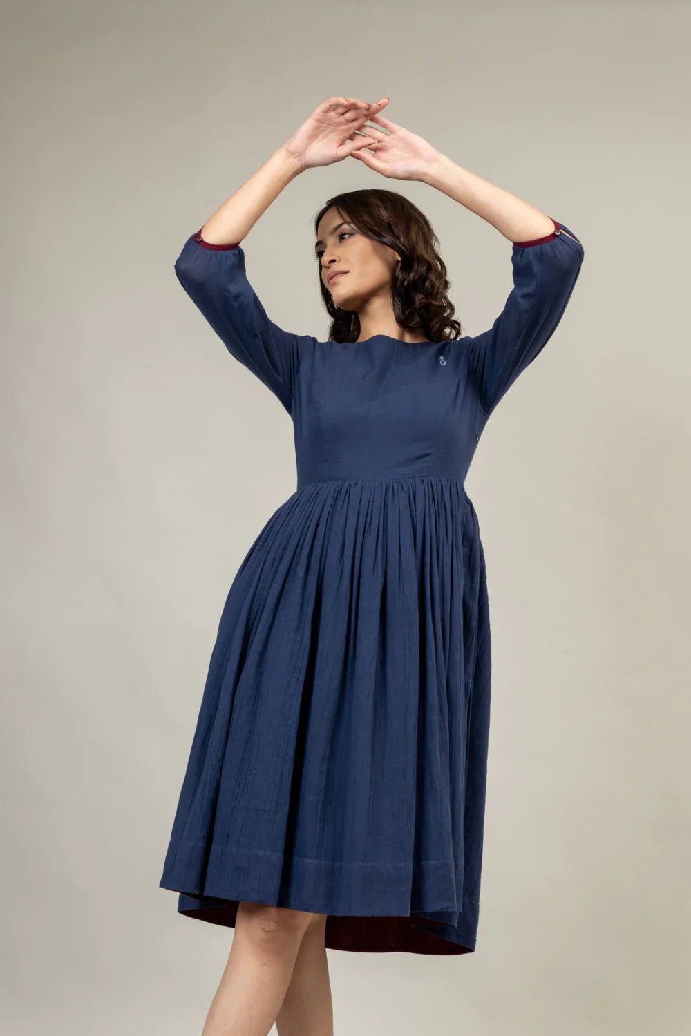 LUNA BLUE DRESS - Bethikal - stride