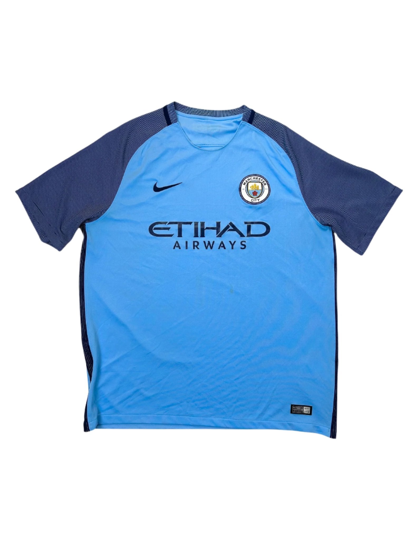 Manchester City Home 2016 - 2017 XL - Unwanted FC - stride