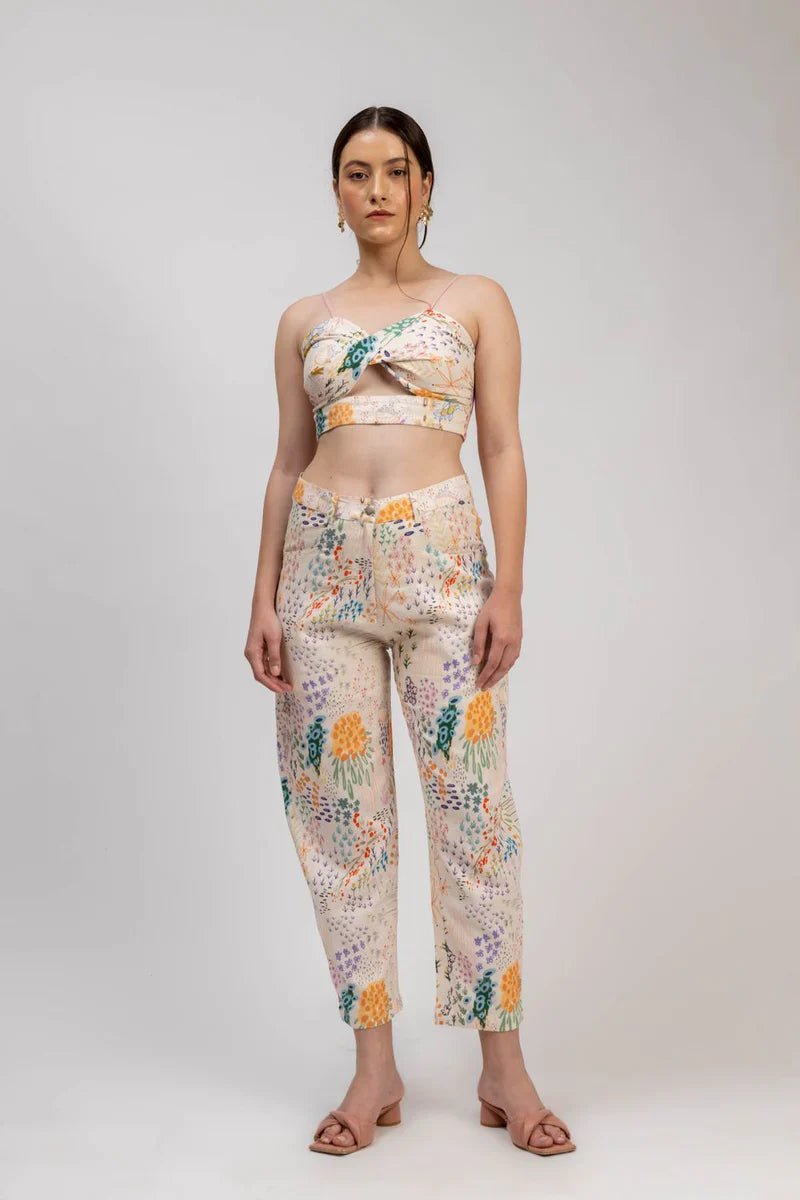 MARIA PRINTED PANTS - Bethikal - stride