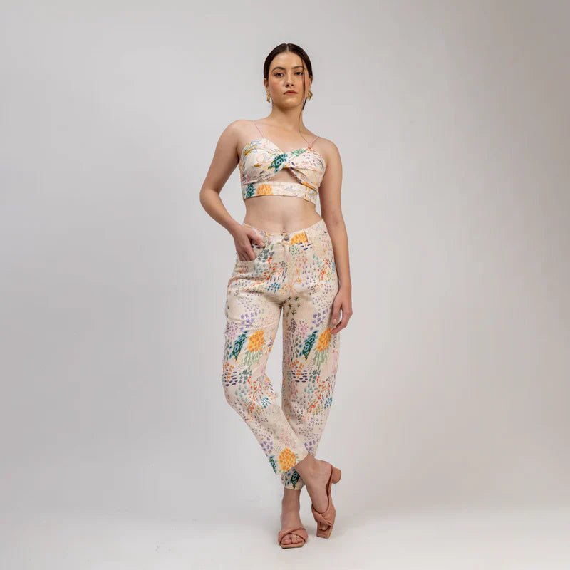 MARIA PRINTED PANTS - Bethikal - stride