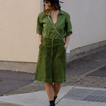 Maya Skirt - Moss Green - Devoi - stride