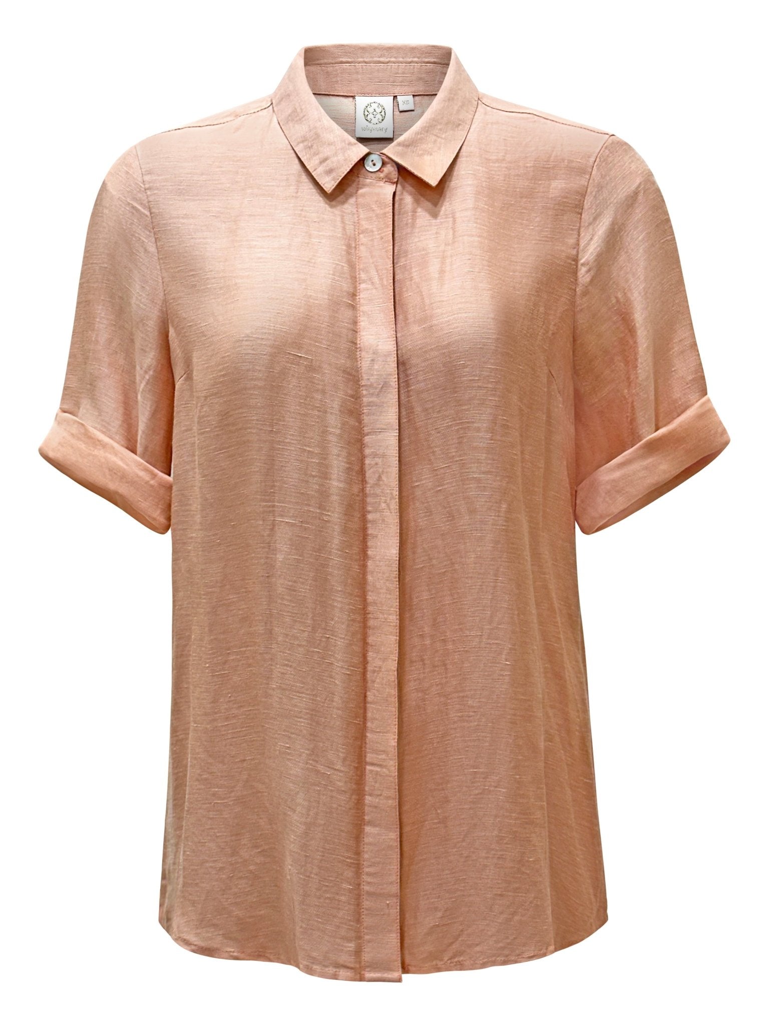 Mellow Rose Linen Viscose Blouse - Why Mary - stride