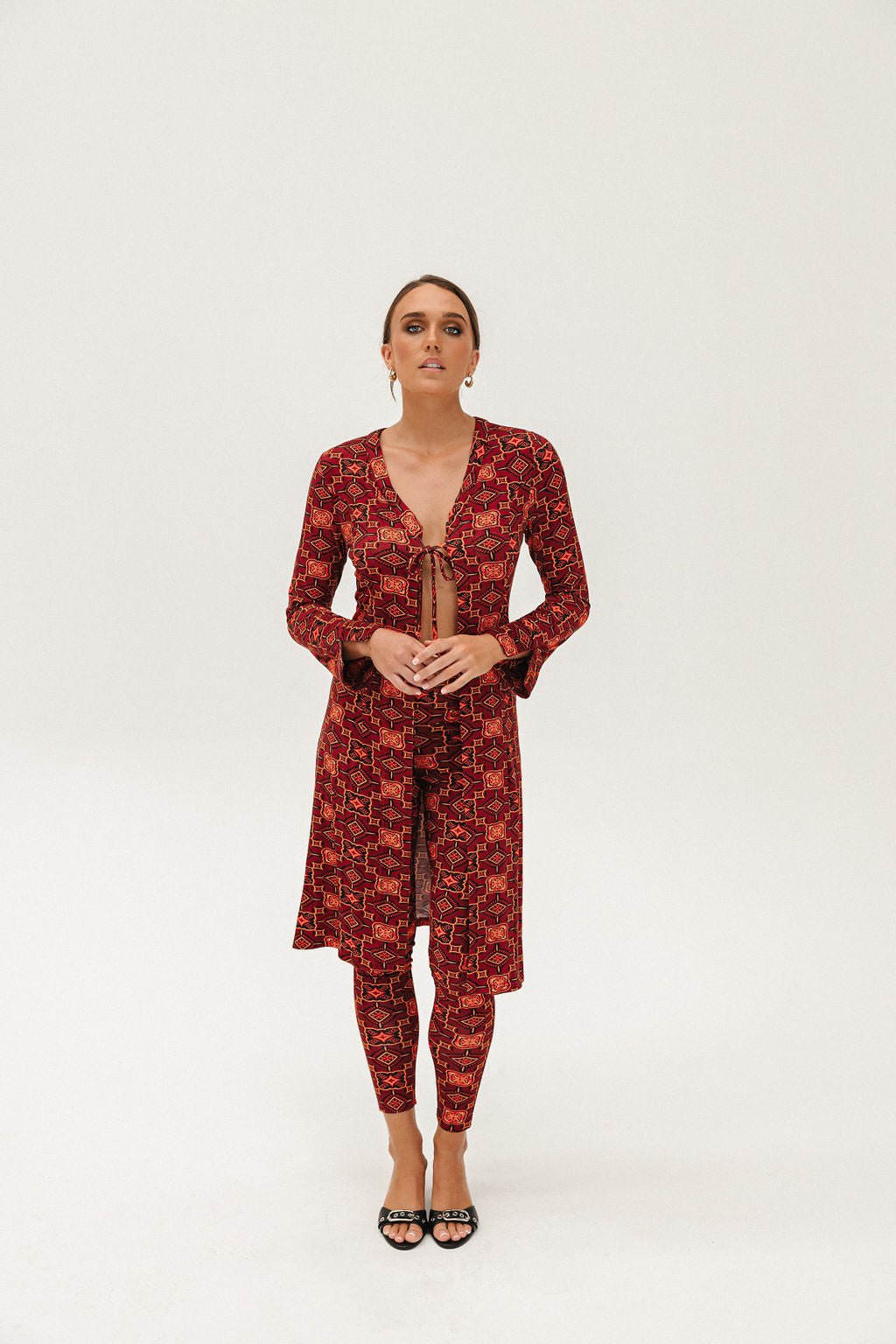 "Moroccan Sunset" Wrap Dress - Why Mary - stride