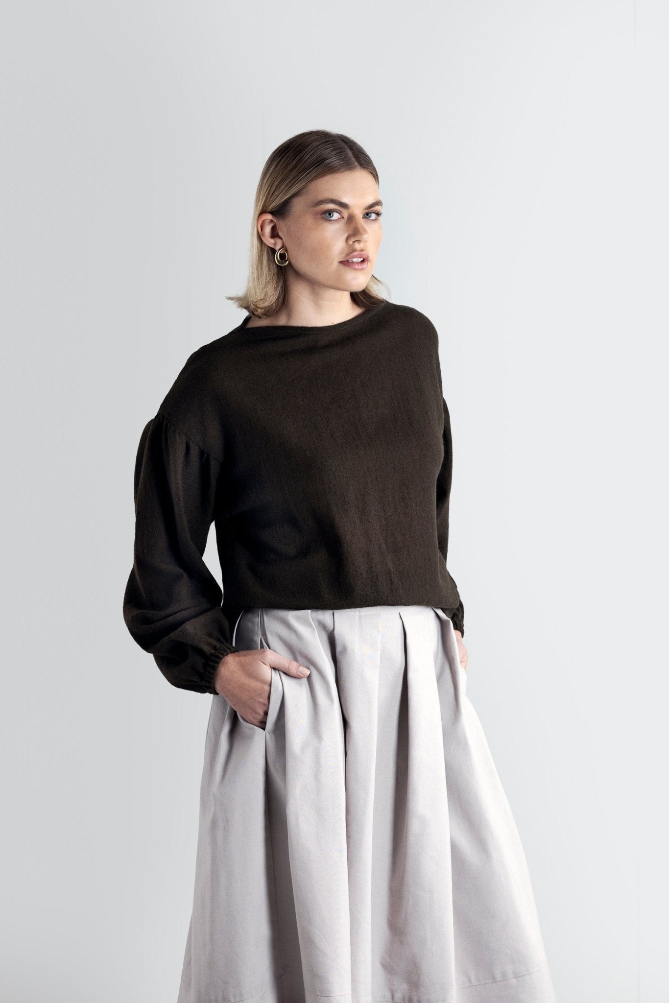 Mossy Wool Jumper - Vous - stride