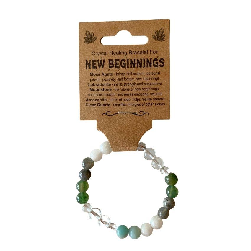 New Beginnings | Crystal Healing Bracelet - Empowered Clothing - stride